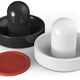 Illustration for article titled Paddle Salt and Pepper Shakers Bring Air Hockey To the Dinner Table